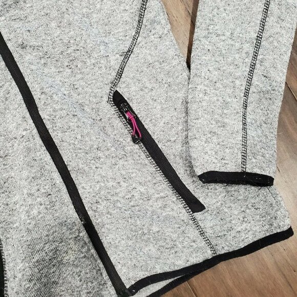 HFX High Performance Full Zip Hoodie in Heather Gray-Women Size M Heavy Duty - Picture 5 of 9